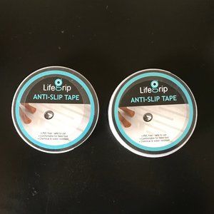 2 ROLLS OF LIFEGRIP ANTI SLIP 1 INCH TAPE, TOTAL OF 60 FEET, NEW IN PACKAGING